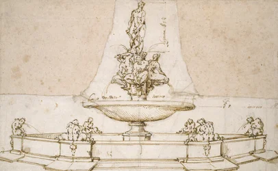 Entwurf für einen Brunnen